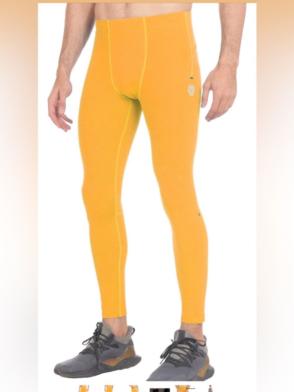 Men's Performance Joggers in Bright Yellow